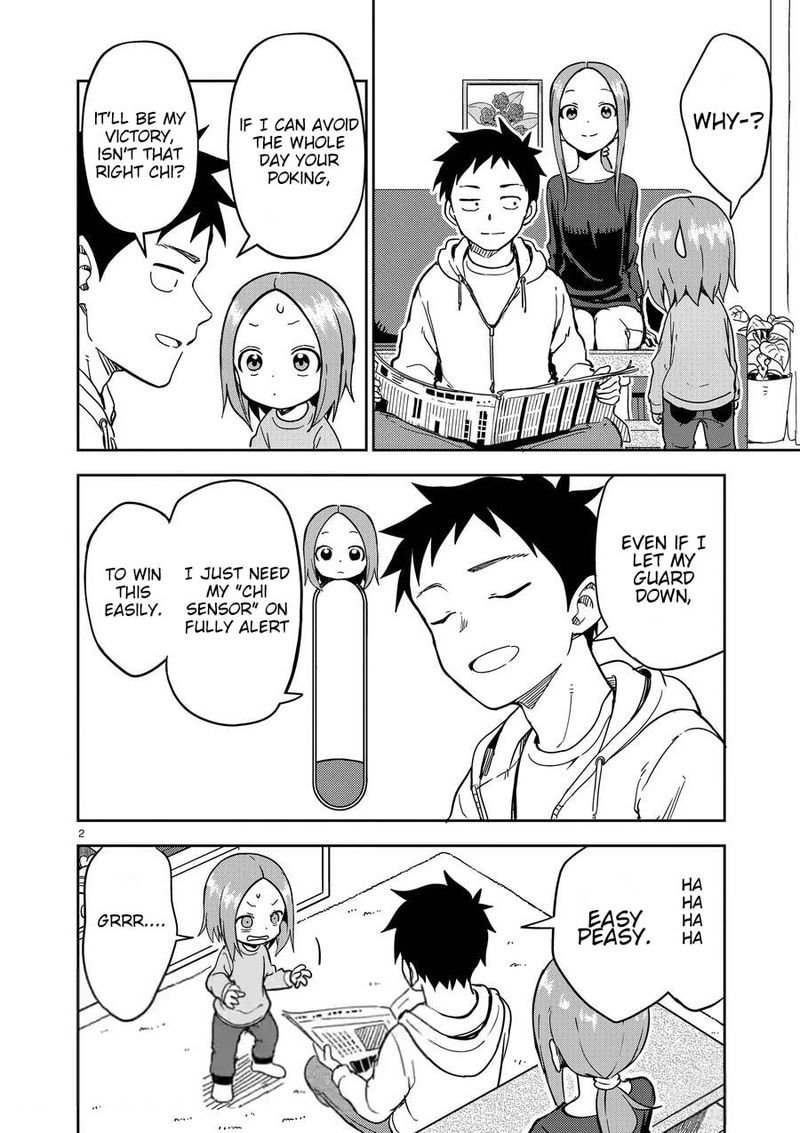 Karakai Jouzu No Moto Takagi San Chapter 220 Page 2