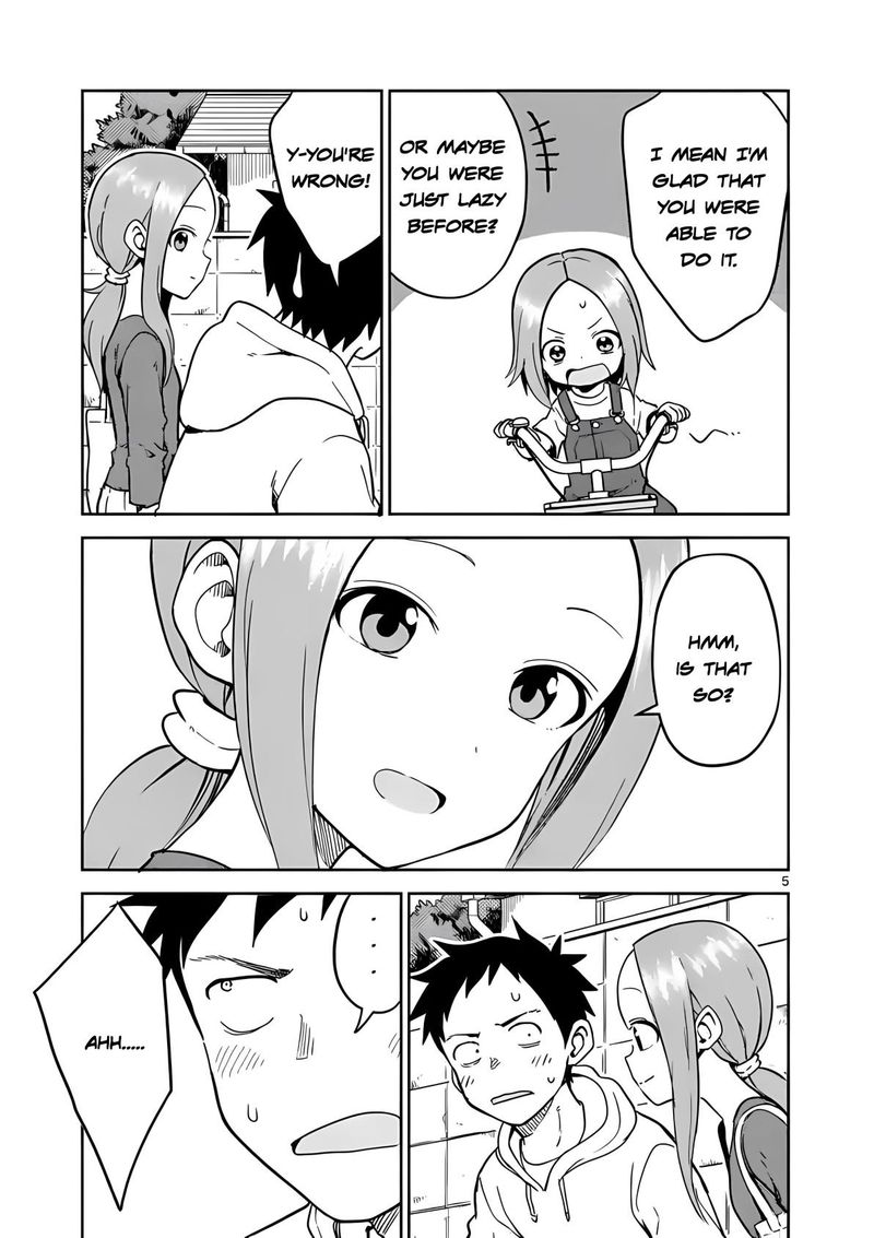 Karakai Jouzu No Moto Takagi San Chapter 222 Page 5