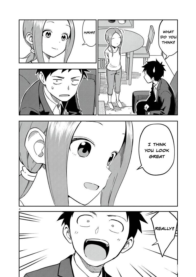 Karakai Jouzu No Moto Takagi San Chapter 225 Page 4