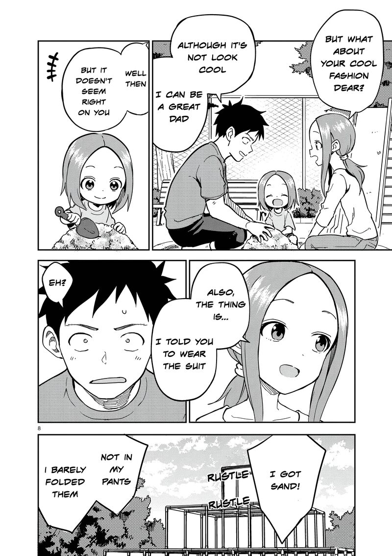 Karakai Jouzu No Moto Takagi San Chapter 225 Page 8