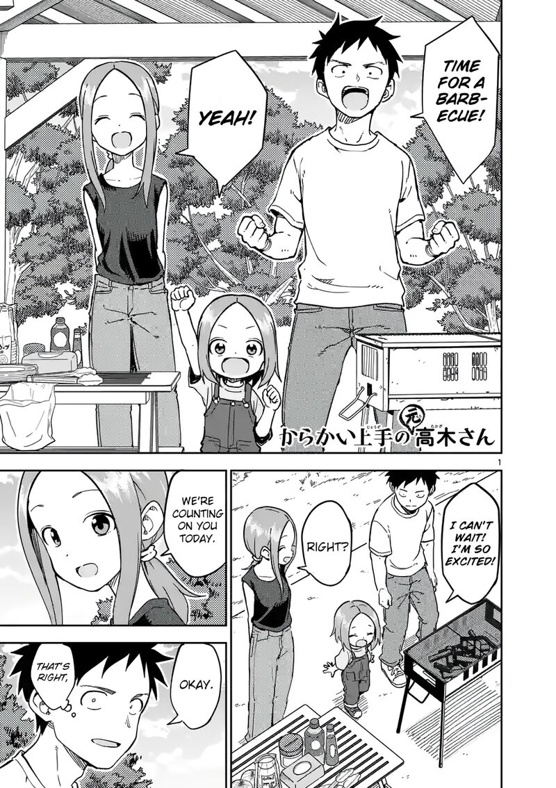 Karakai Jouzu No Moto Takagi San Chapter 228 Page 1