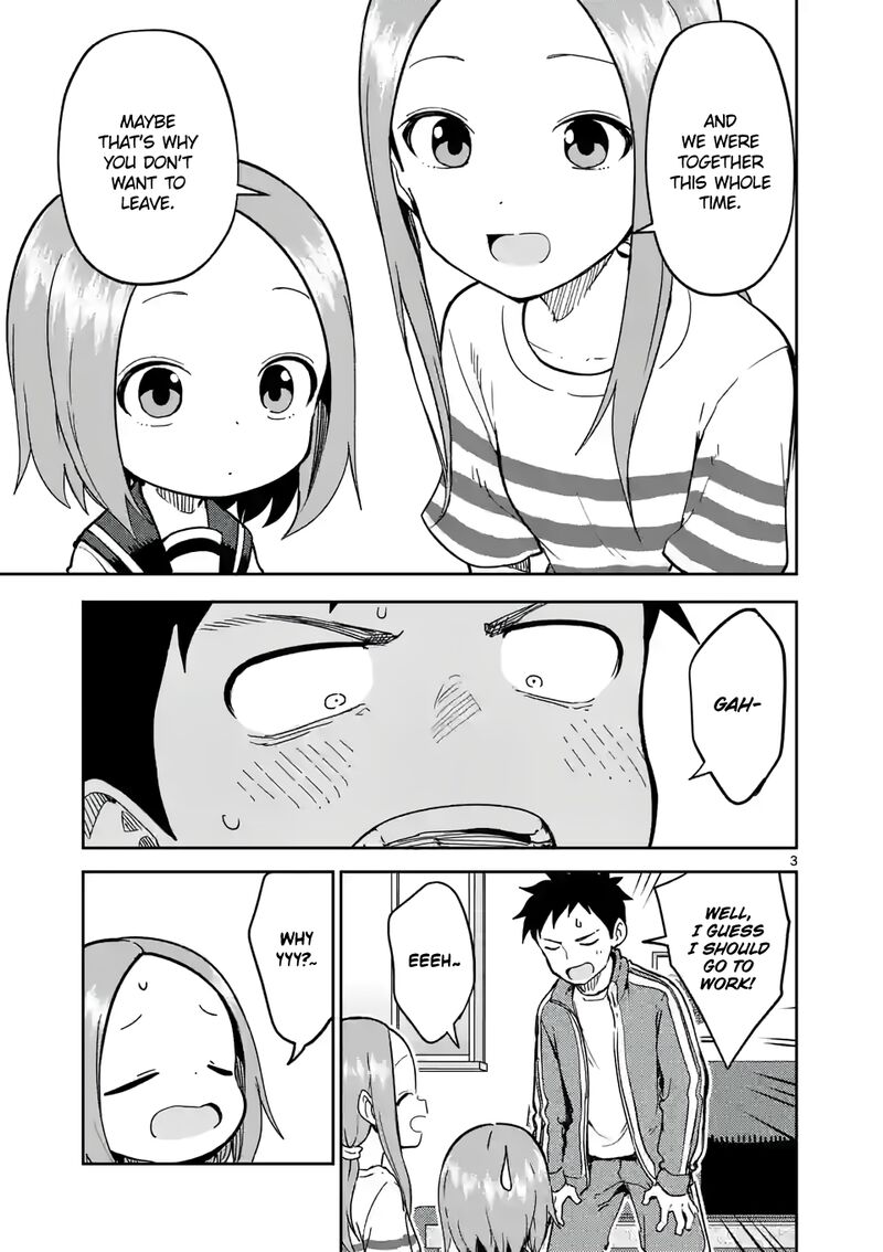 Karakai Jouzu No Moto Takagi San Chapter 229 Page 3