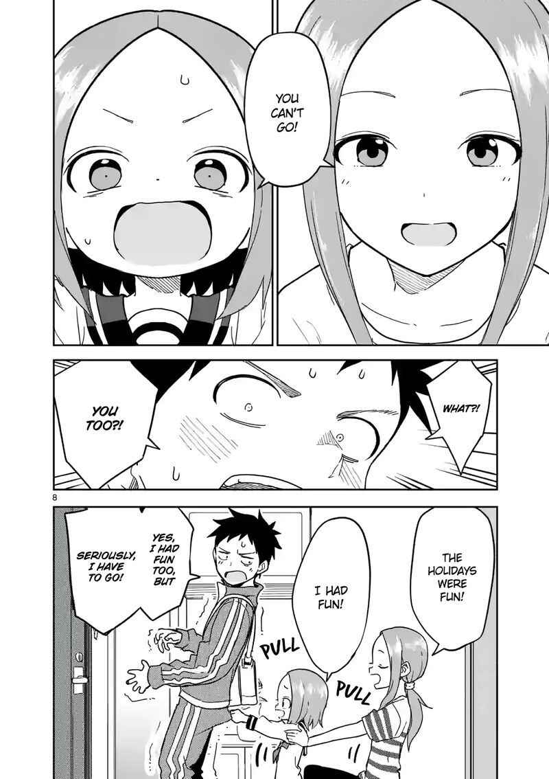 Karakai Jouzu No Moto Takagi San Chapter 229 Page 8