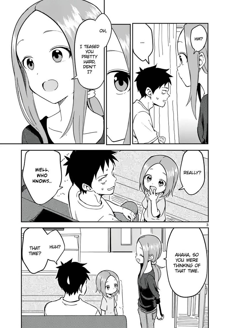 Karakai Jouzu No Moto Takagi San Chapter 233 Page 3