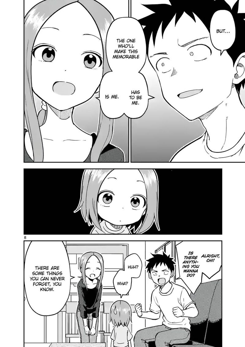 Karakai Jouzu No Moto Takagi San Chapter 233 Page 8