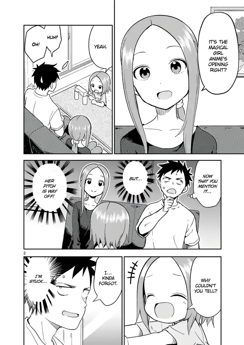 Karakai Jouzu No Moto Takagi San Chapter 234 Page 2