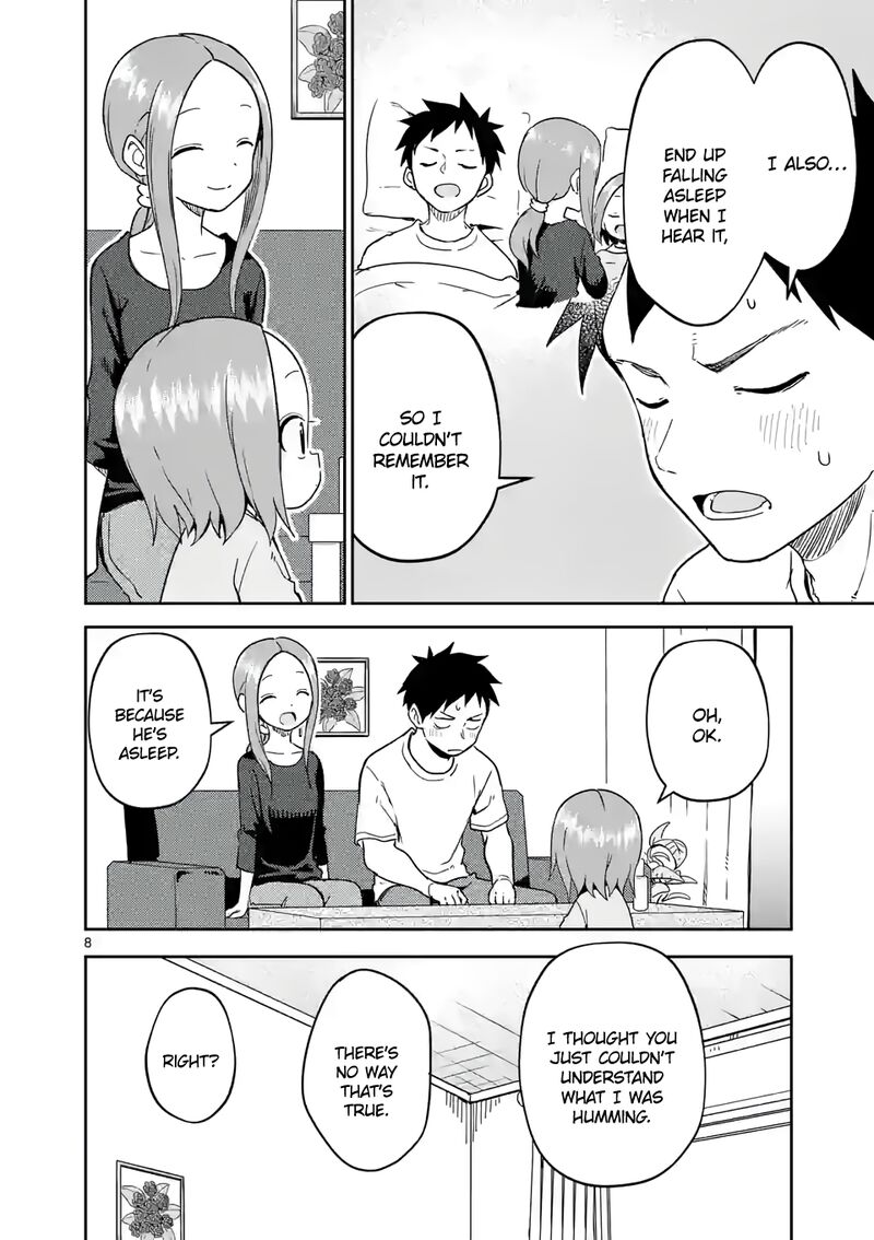 Karakai Jouzu No Moto Takagi San Chapter 234 Page 8