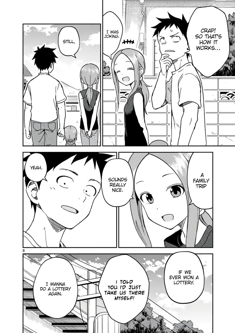 Karakai Jouzu No Moto Takagi San Chapter 238 Page 8