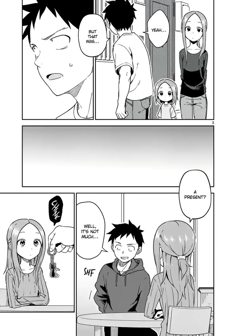 Karakai Jouzu No Moto Takagi San Chapter 239 Page 3