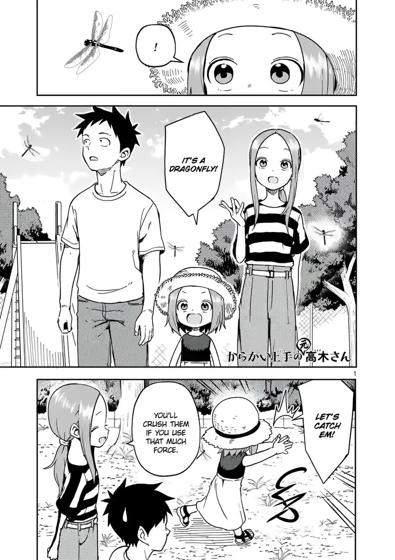 Karakai Jouzu No Moto Takagi San Chapter 240 Page 1