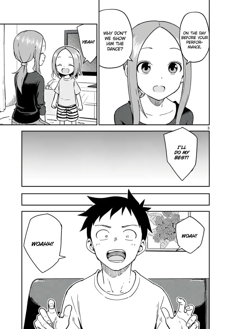 Karakai Jouzu No Moto Takagi San Chapter 241 Page 3