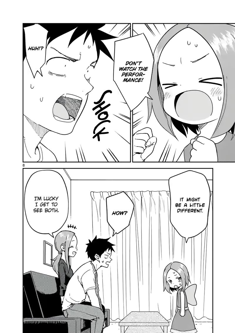 Karakai Jouzu No Moto Takagi San Chapter 241 Page 8