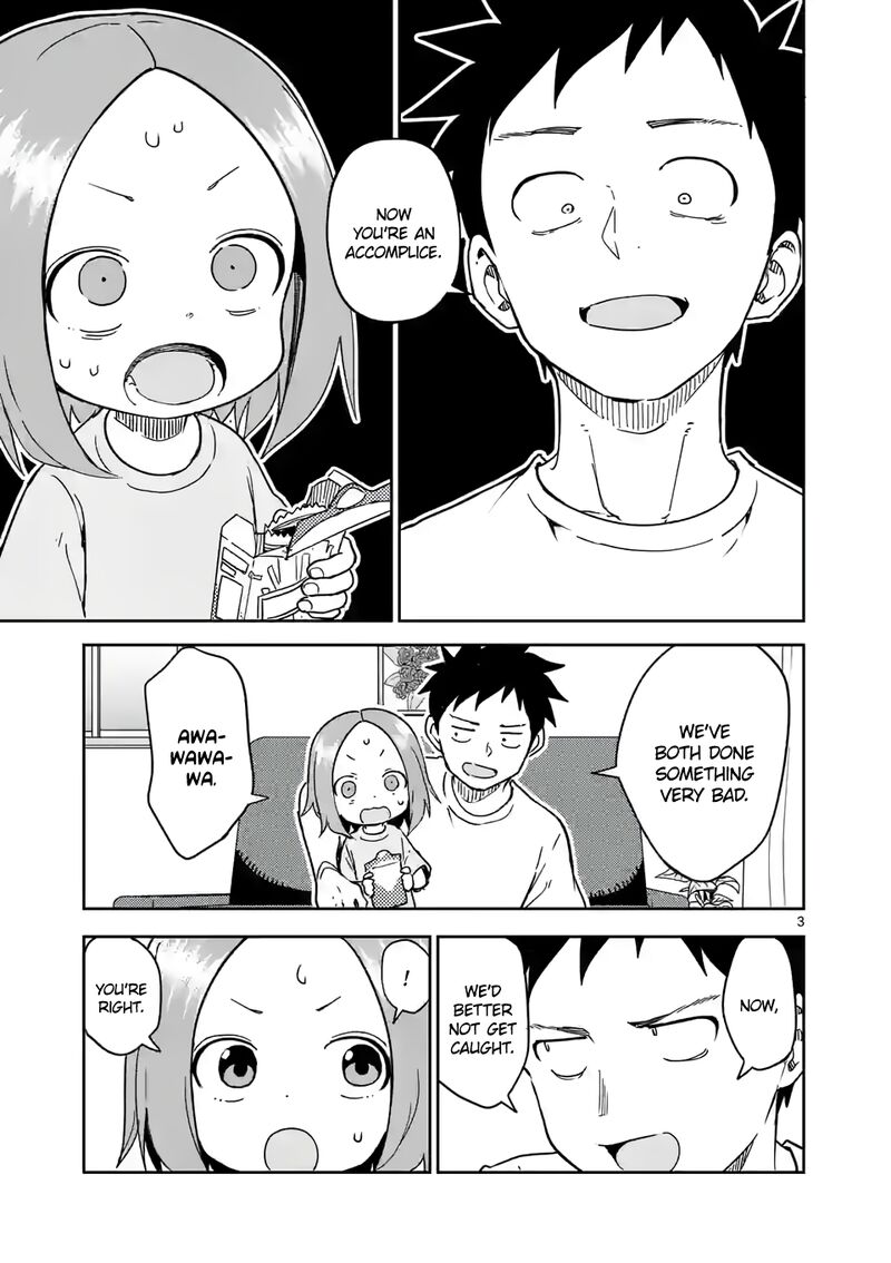 Karakai Jouzu No Moto Takagi San Chapter 242 Page 3