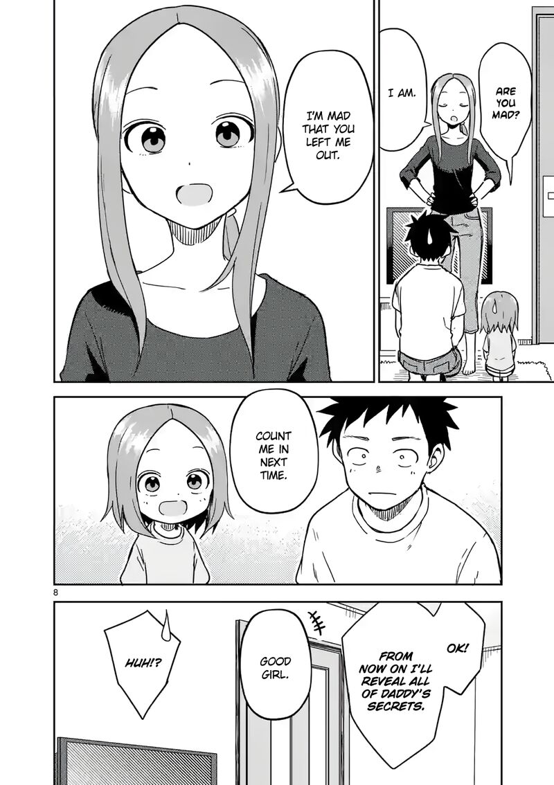 Karakai Jouzu No Moto Takagi San Chapter 242 Page 8