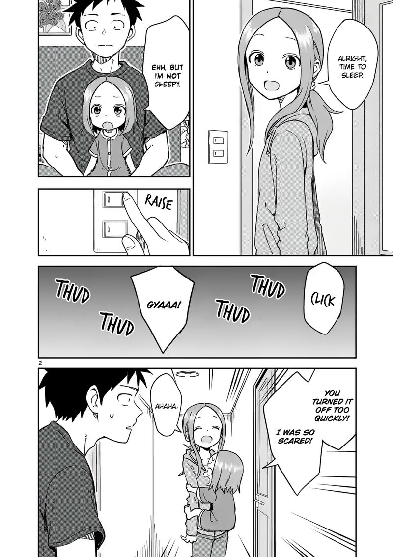 Karakai Jouzu No Moto Takagi San Chapter 244 Page 2