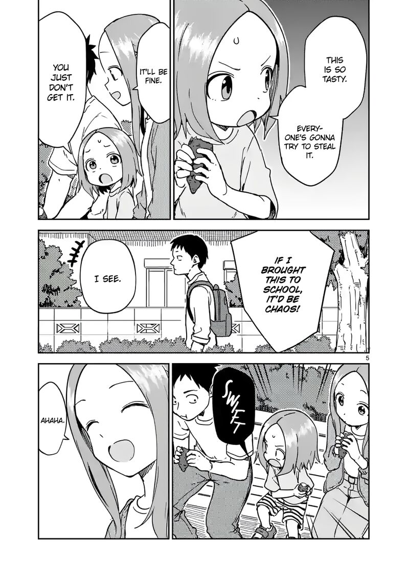 Karakai Jouzu No Moto Takagi San Chapter 247 Page 5