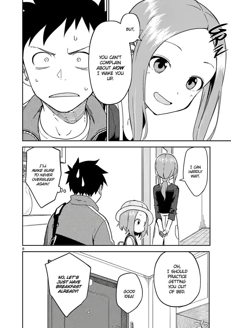 Karakai Jouzu No Moto Takagi San Chapter 248 Page 8