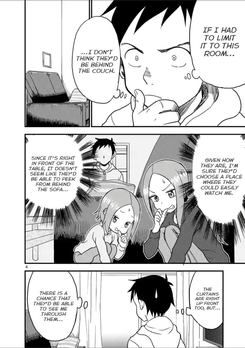 Karakai Jouzu No Moto Takagi San Chapter 25 Page 4