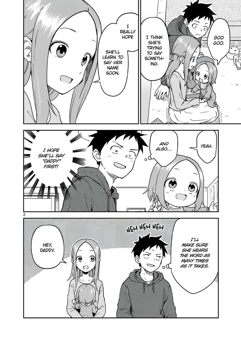 Karakai Jouzu No Moto Takagi San Chapter 250 Page 2