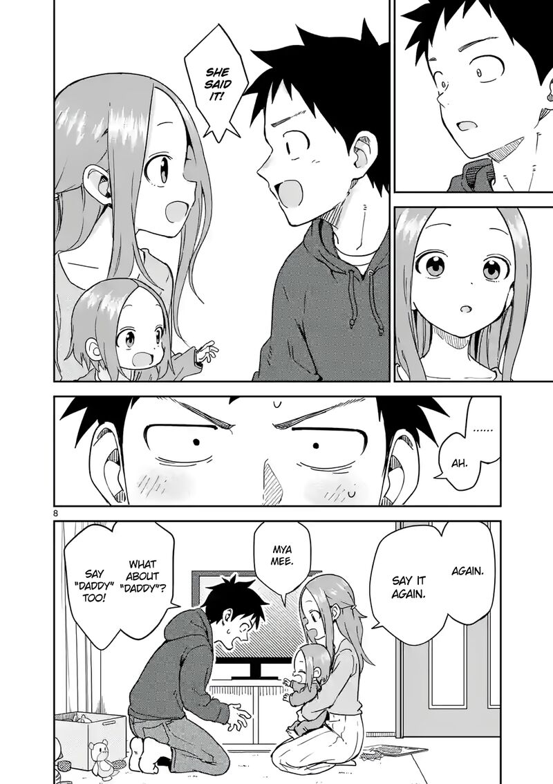 Karakai Jouzu No Moto Takagi San Chapter 250 Page 8