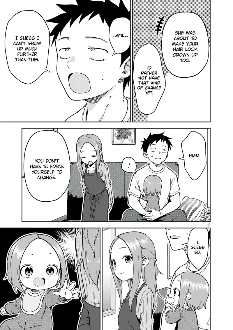 Karakai Jouzu No Moto Takagi San Chapter 251 Page 3