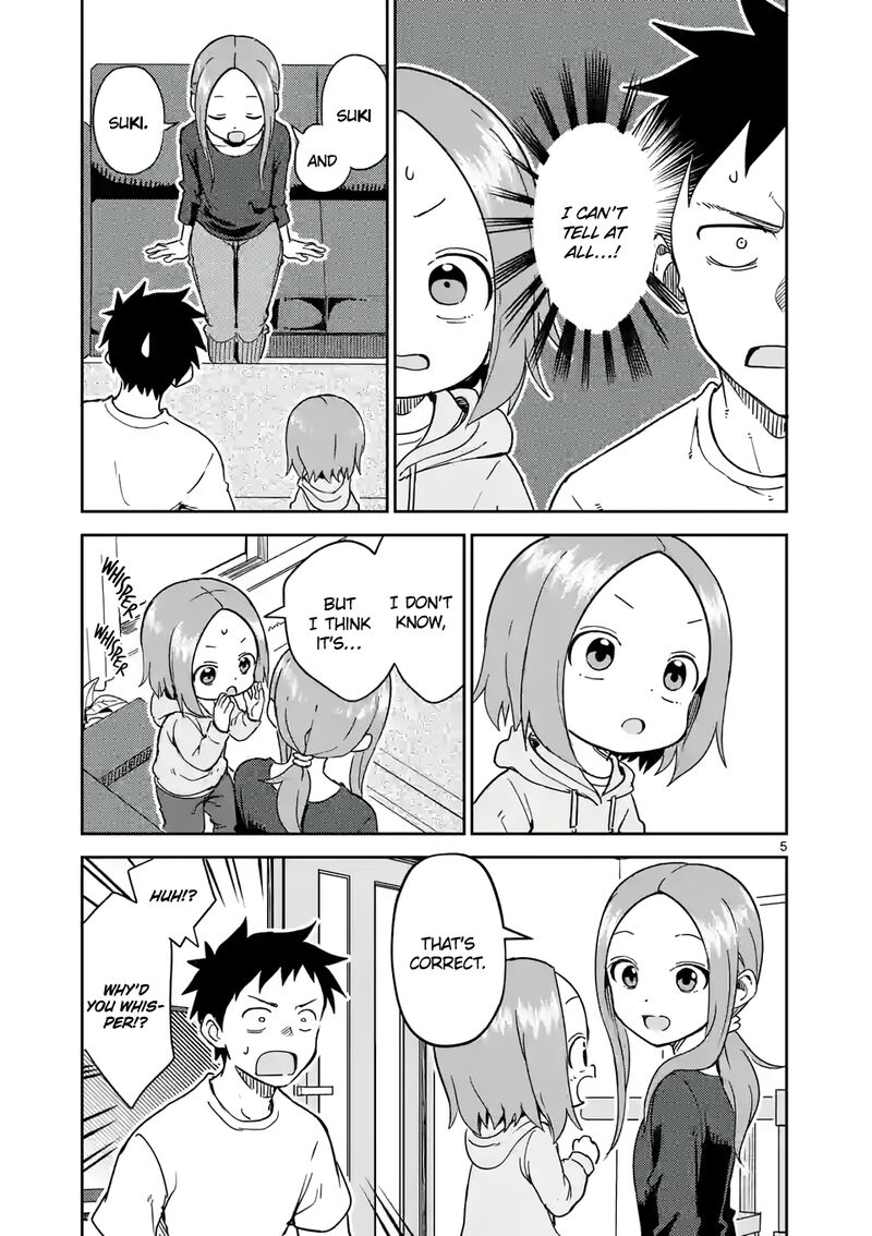 Karakai Jouzu No Moto Takagi San Chapter 252 Page 5