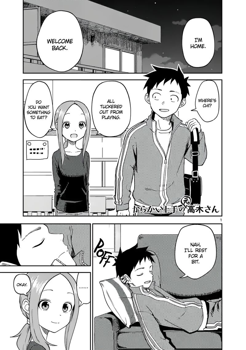 Karakai Jouzu No Moto Takagi San Chapter 254 Page 1