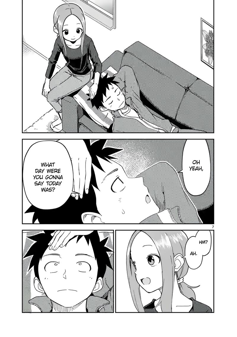 Karakai Jouzu No Moto Takagi San Chapter 254 Page 7