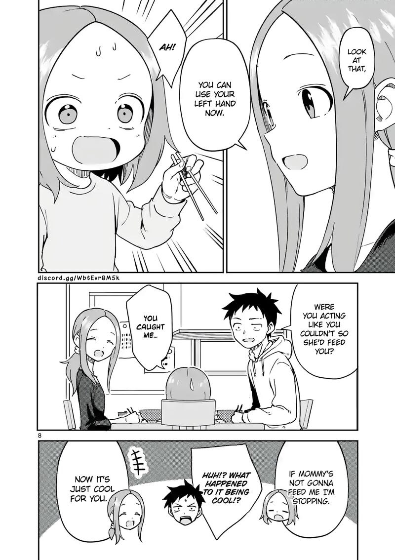 Karakai Jouzu No Moto Takagi San Chapter 258 Page 8