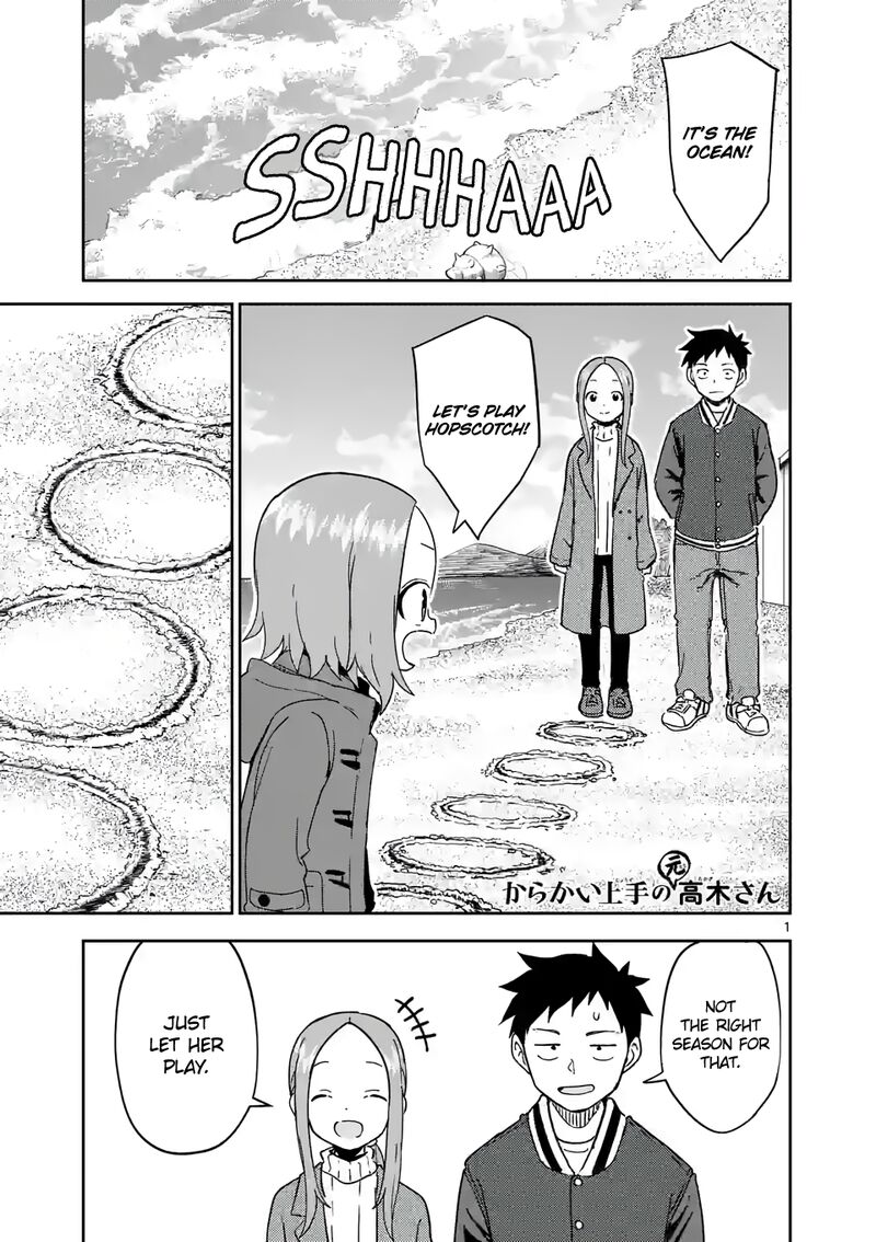 Karakai Jouzu No Moto Takagi San Chapter 259 Page 1