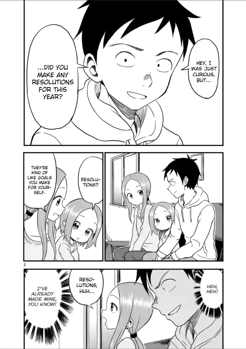 Karakai Jouzu No Moto Takagi San Chapter 26 Page 2