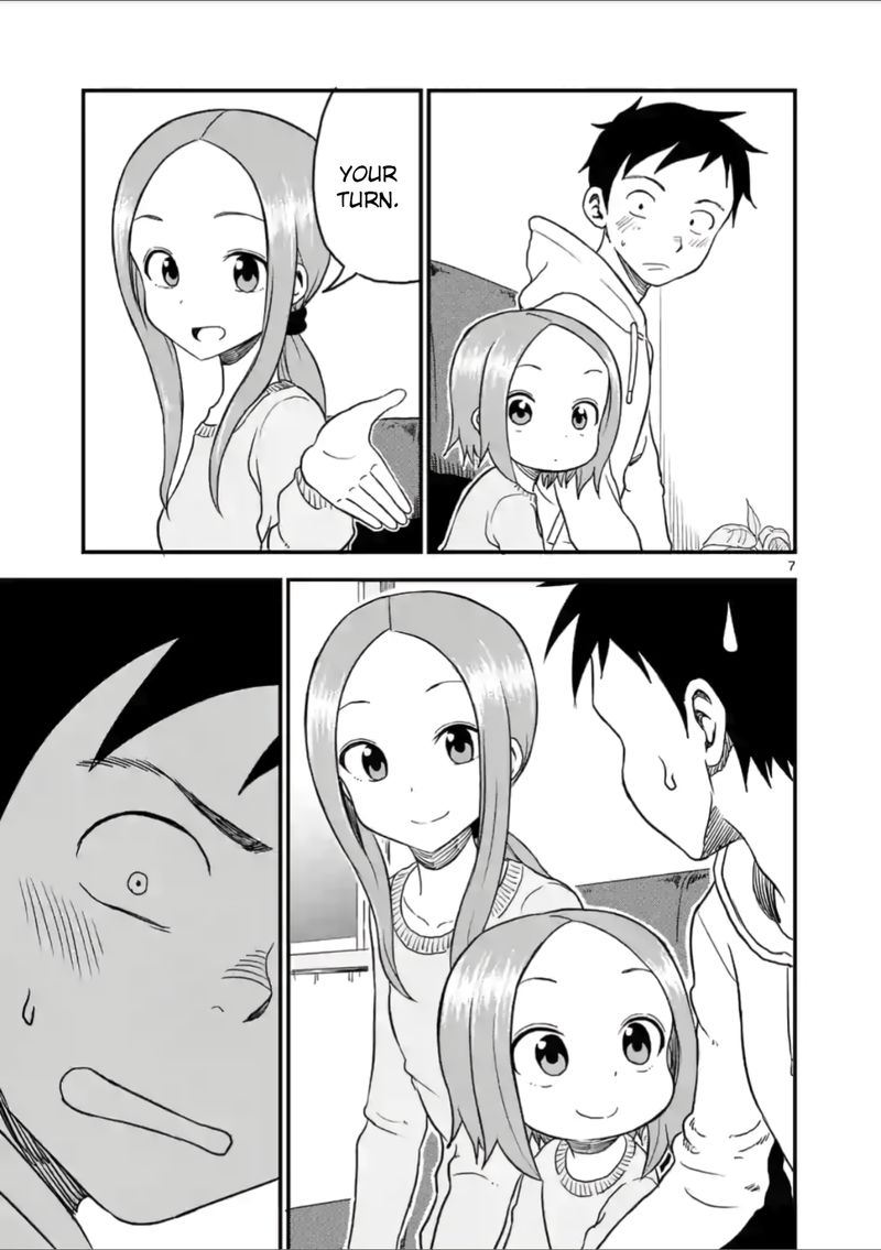 Karakai Jouzu No Moto Takagi San Chapter 26 Page 7