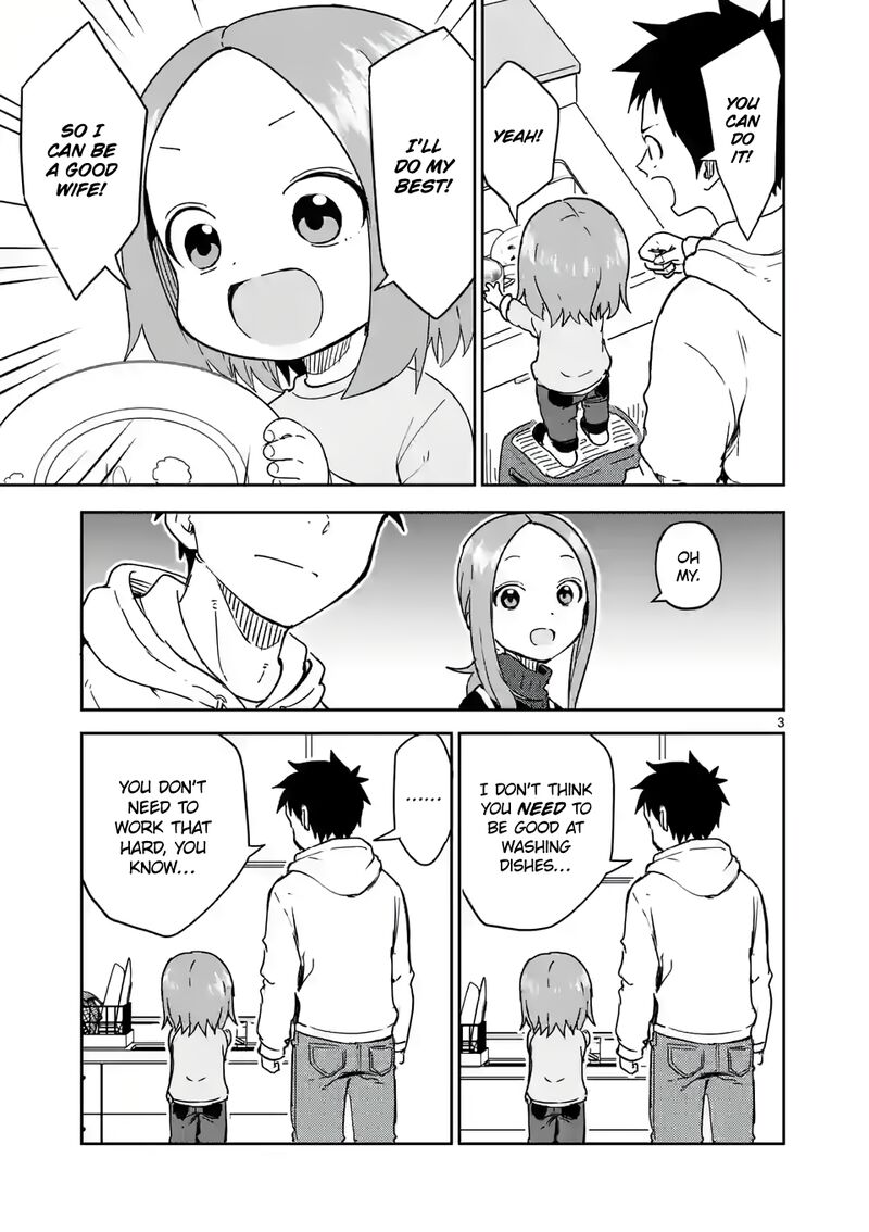 Karakai Jouzu No Moto Takagi San Chapter 260 Page 3