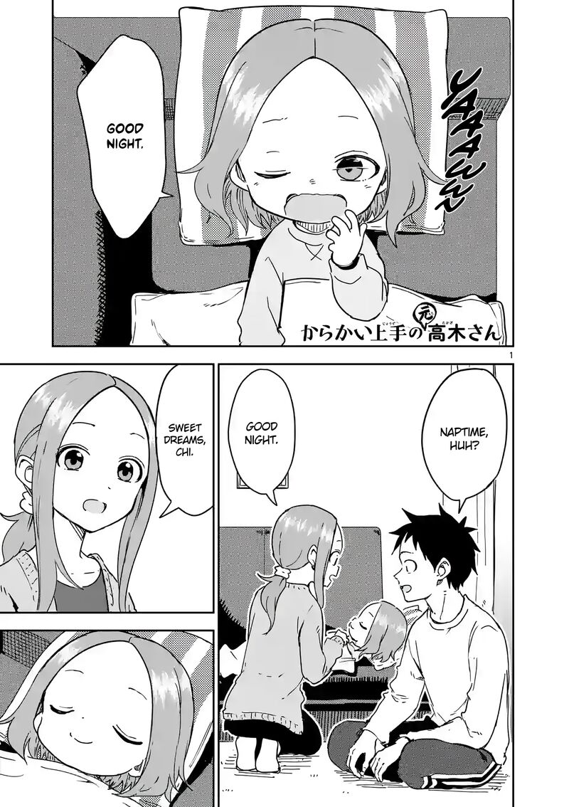 Karakai Jouzu No Moto Takagi San Chapter 262 Page 1