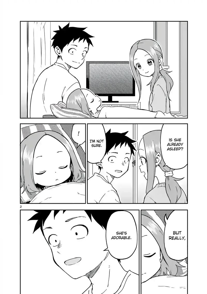 Karakai Jouzu No Moto Takagi San Chapter 262 Page 2