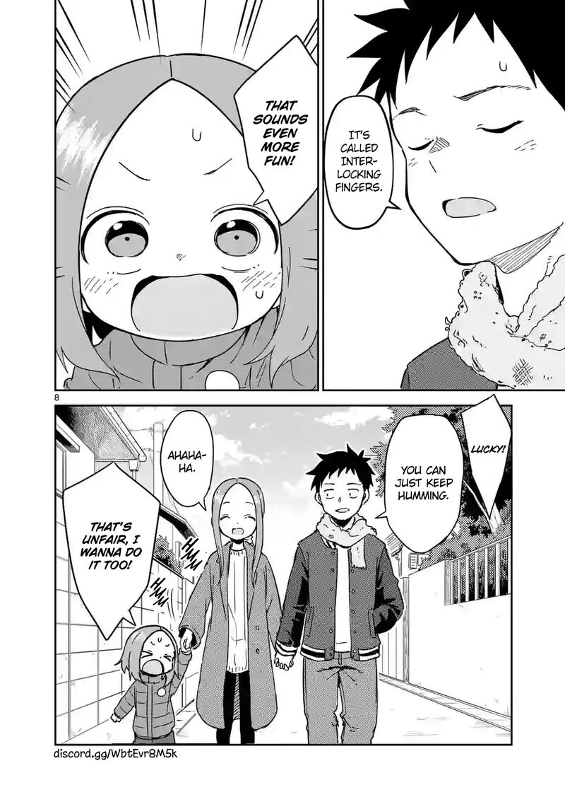 Karakai Jouzu No Moto Takagi San Chapter 263 Page 8