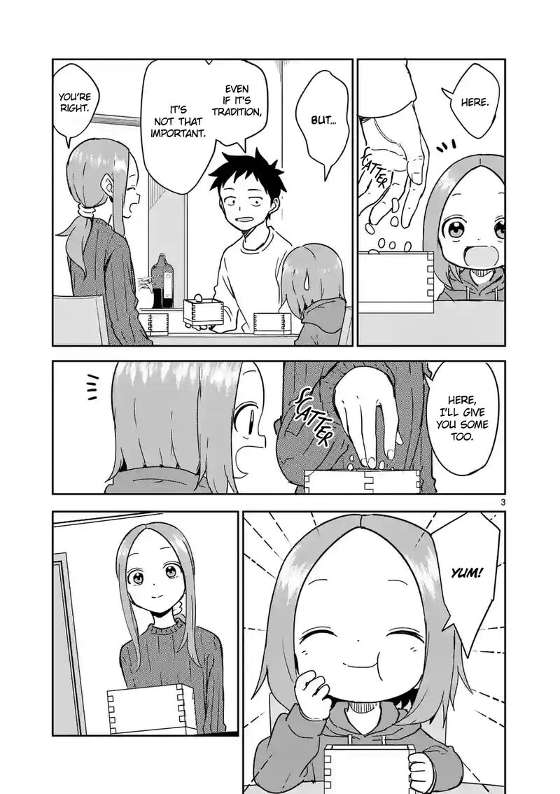 Karakai Jouzu No Moto Takagi San Chapter 264 Page 3