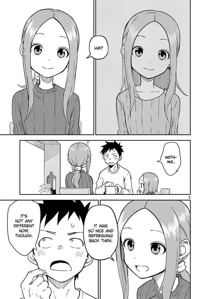 Karakai Jouzu No Moto Takagi San Chapter 264 Page 5