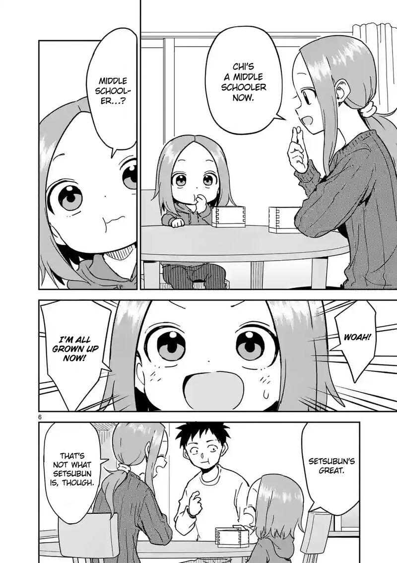 Karakai Jouzu No Moto Takagi San Chapter 264 Page 6