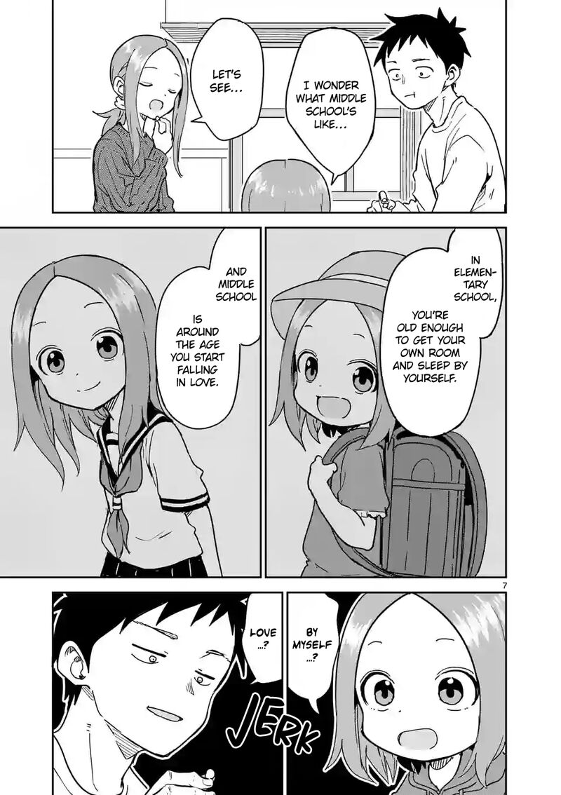 Karakai Jouzu No Moto Takagi San Chapter 264 Page 7