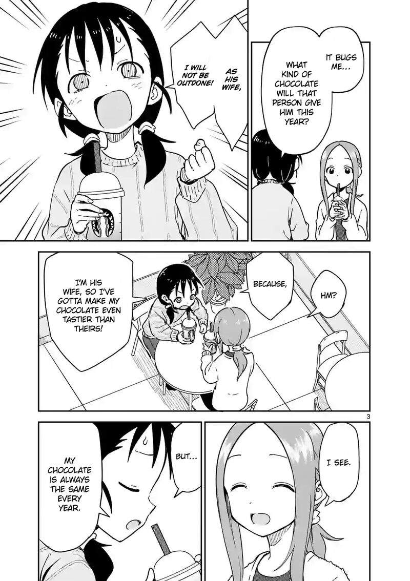 Karakai Jouzu No Moto Takagi San Chapter 265 Page 3