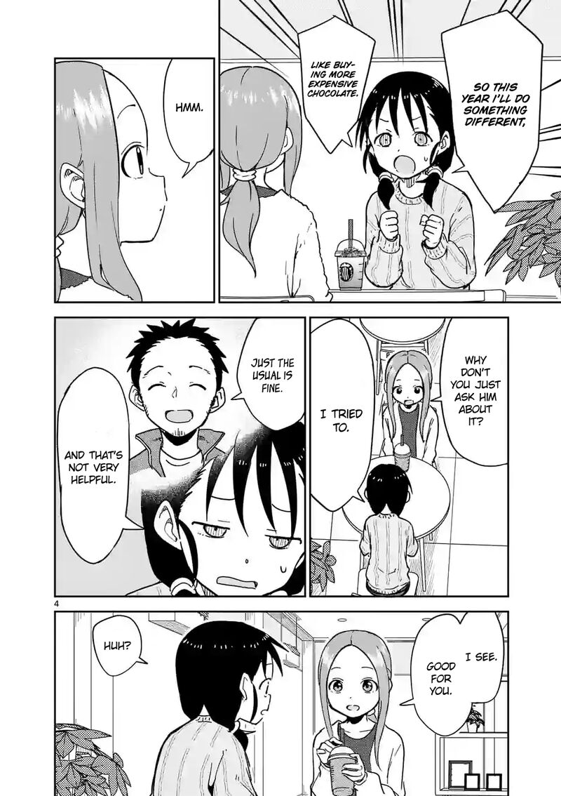 Karakai Jouzu No Moto Takagi San Chapter 265 Page 4