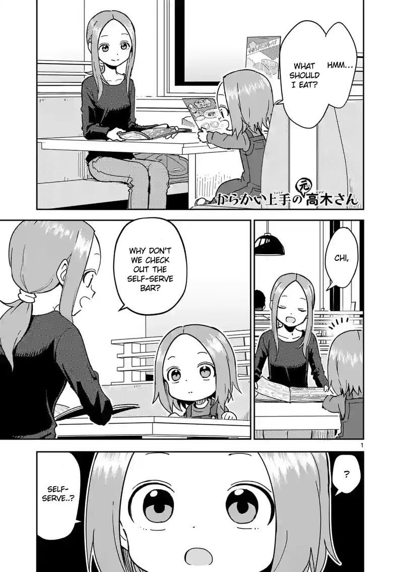 Karakai Jouzu No Moto Takagi San Chapter 266 Page 1