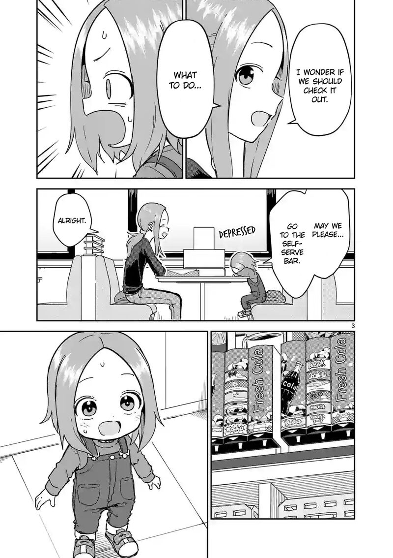 Karakai Jouzu No Moto Takagi San Chapter 266 Page 3