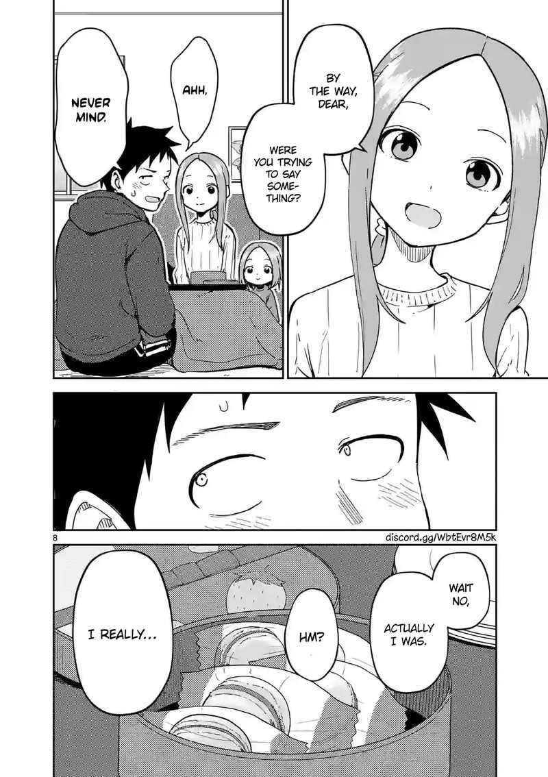 Karakai Jouzu No Moto Takagi San Chapter 267 Page 8