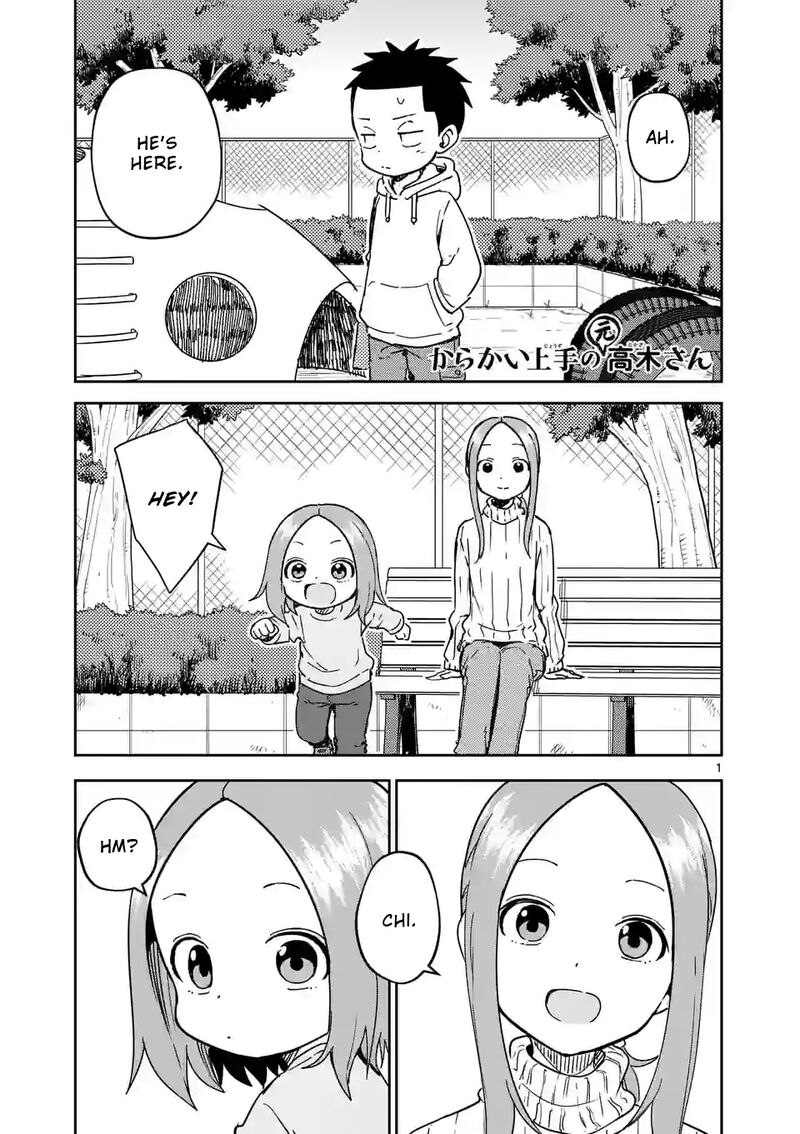 Karakai Jouzu No Moto Takagi San Chapter 268 Page 1