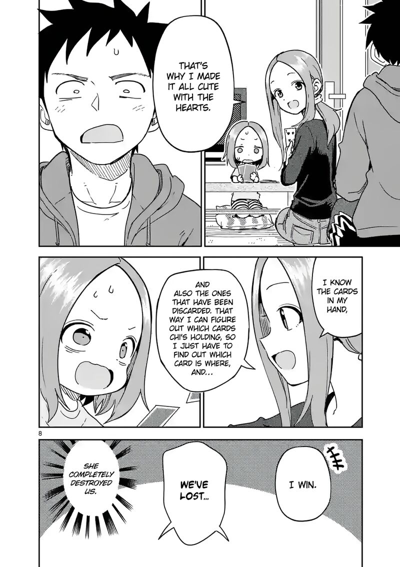 Karakai Jouzu No Moto Takagi San Chapter 269 Page 8