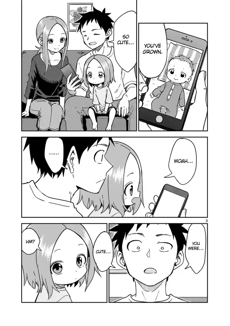 Karakai Jouzu No Moto Takagi San Chapter 276 Page 3