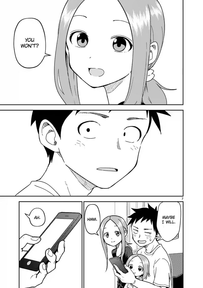 Karakai Jouzu No Moto Takagi San Chapter 276 Page 7