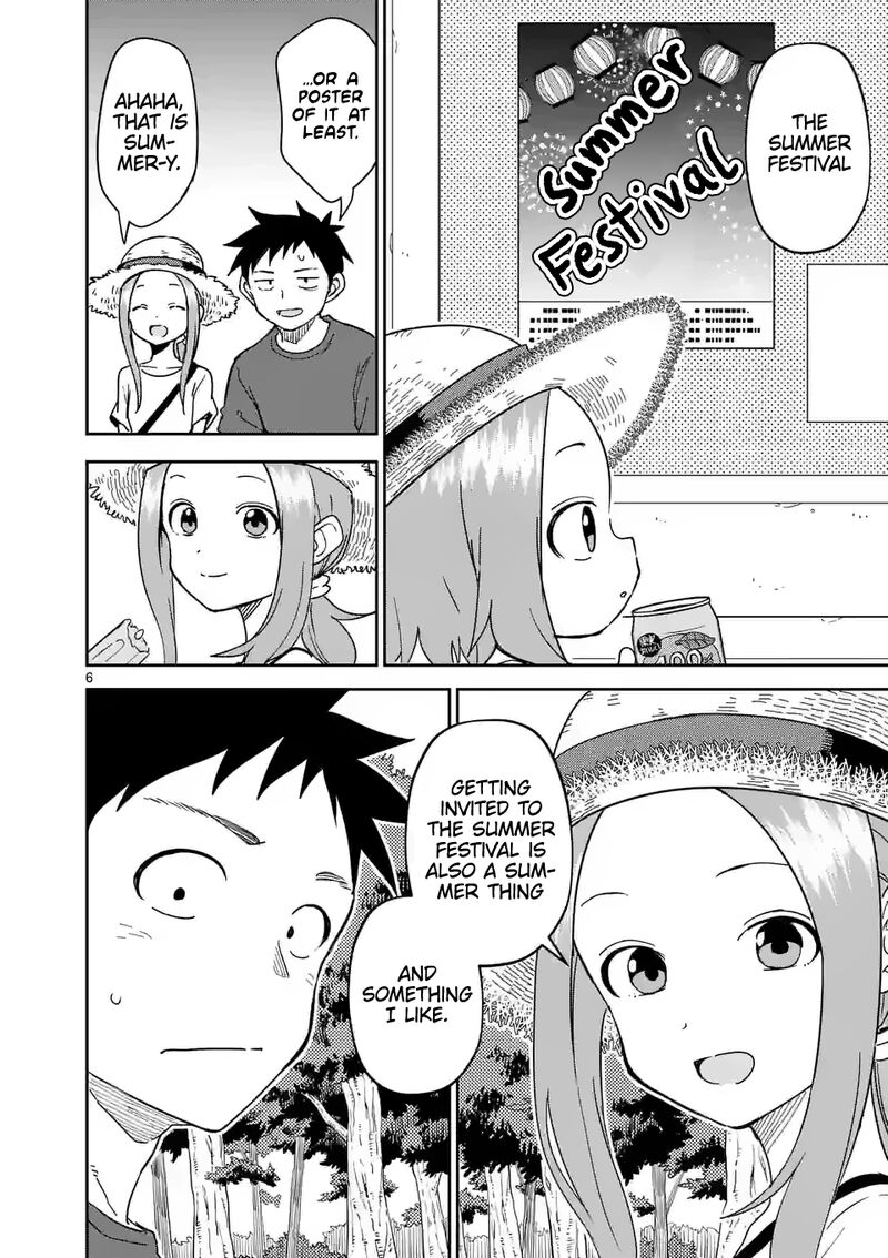 Karakai Jouzu No Moto Takagi San Chapter 282 Page 6